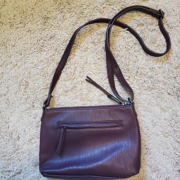 Jessica Simpson Burgundy Studded Crossbody Bag - Picture 4 of 9